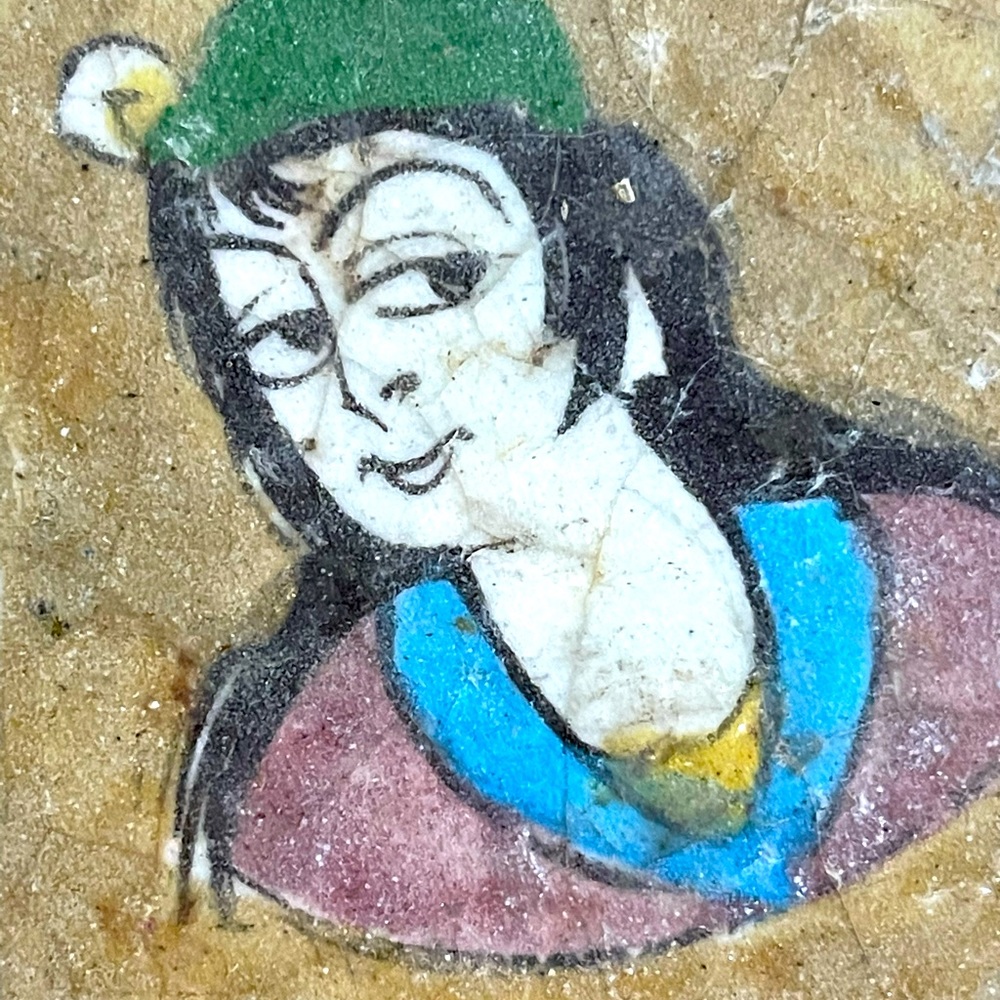 Vintage Turkish tile 1960s or earlier - Picture 3 of 6